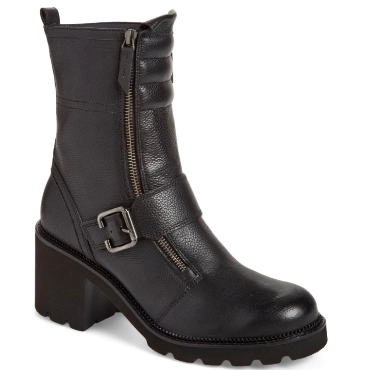 Paul Green Noah Block Heel Moto Boot Brand New